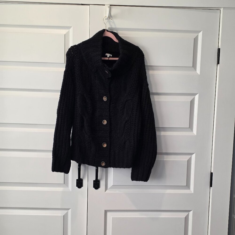 NWT: Unsubscribed Button Down ALPACA Cardigan Sweater